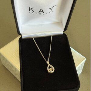 Kay Jewelers Silver Infinity Pendant Necklace